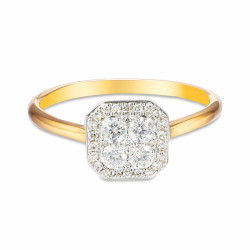 Pierścionek SWEET z diamentami 0,30 ct, złoto 585