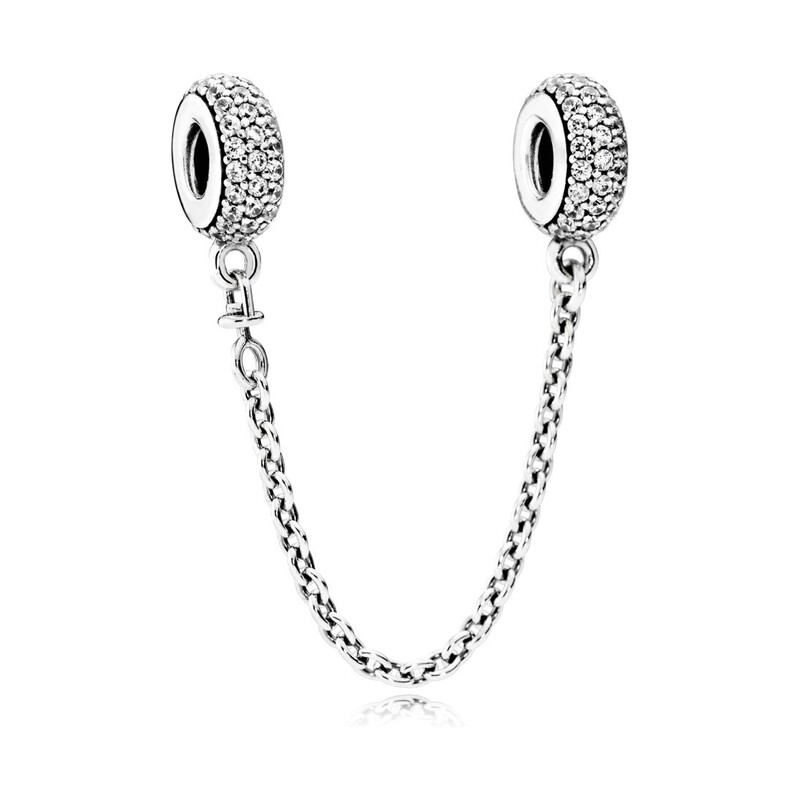Element PANDORA łańcuch zabezpieczający PE 791736cz próba 925 Pandora - 1