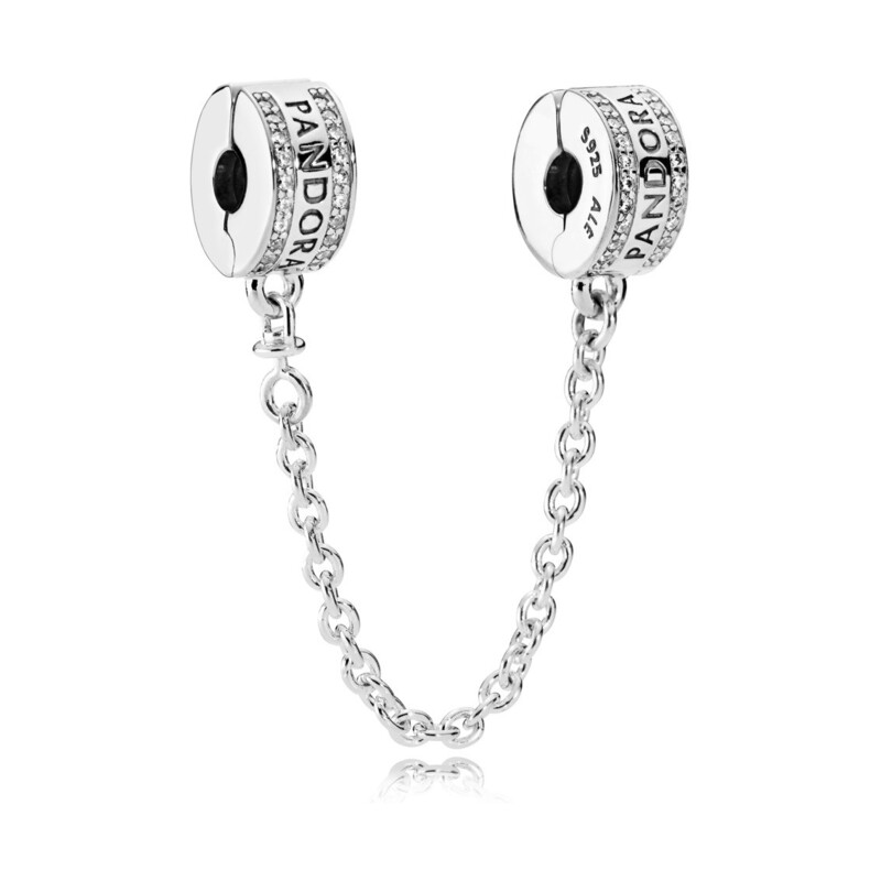 Element PANDORA łańcuch zabezpieczający PE 792057CZ próba 925 Pandora - 1