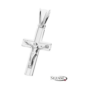 Krzyżyk srebrny z wizerunkiem MV GKD056 rod próba 925
