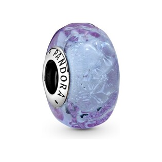 Charms Pandora Murano lawendowe szkło - JubilerSezam.pl