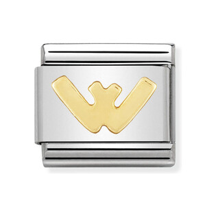 Element Nomination Literka W złoto 18K - JubilerSezam.pl