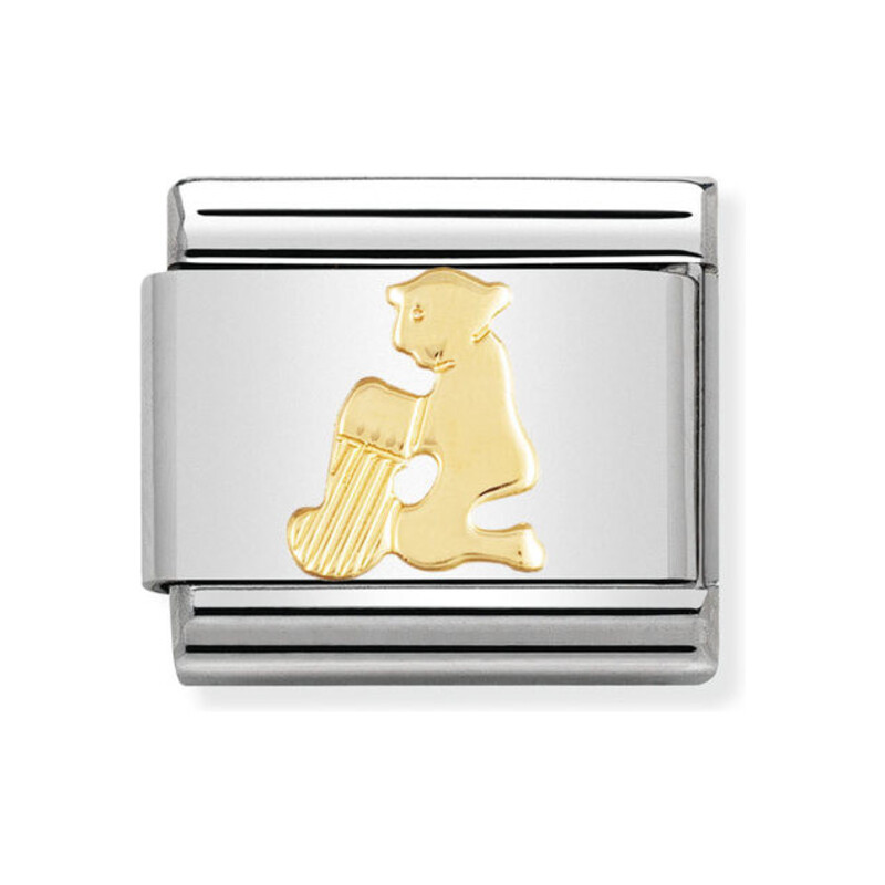 Złoty Element Zodiak Wodnik Nomination 18K - JubilerSezam.pl