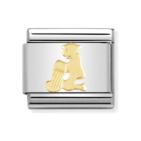 Złoty Element Zodiak Wodnik Nomination 18K - JubilerSezam.pl