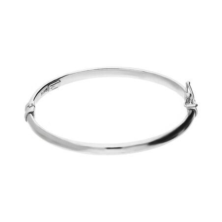 Bransoleta srebrna bangla dziecięca 3,5mm gładka nr NI522 próba 925