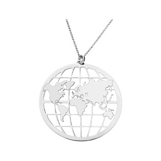 Naszyjnik PLANET globus ażur/rolo TA CLT9260 próba 925
