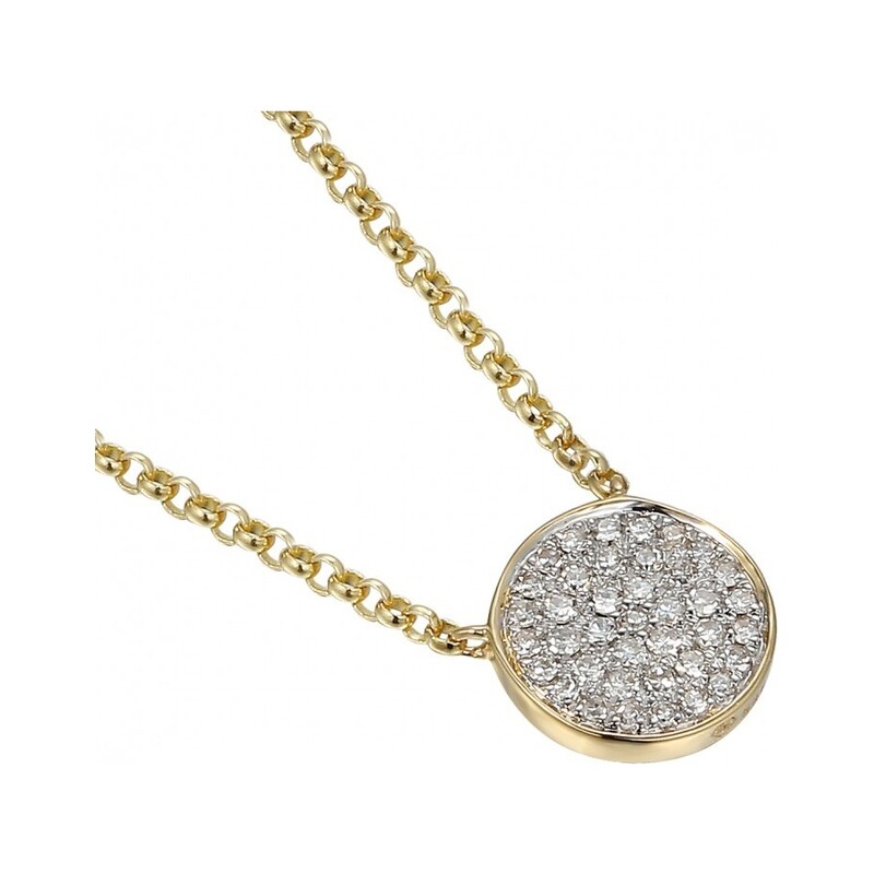 Złoty Naszyjnik Happy Diamond z Diamentami - JubilerSezam.pl