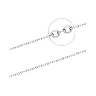 Srebrny łańcuszek rolo pr. 925 - JubilerSezam.pl