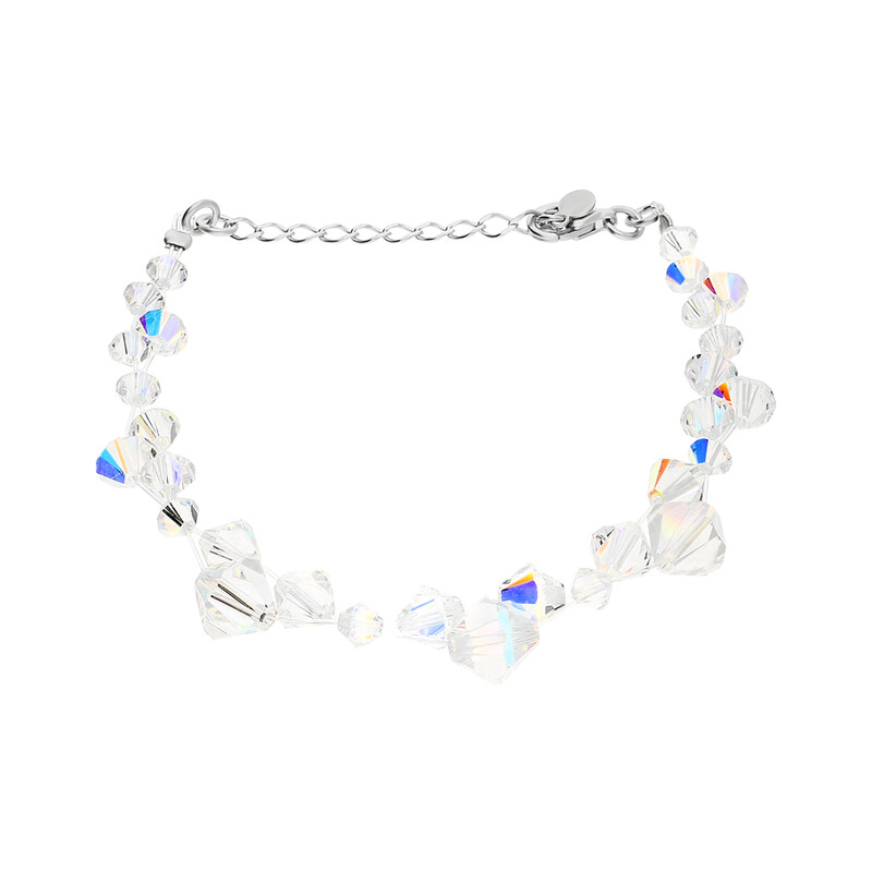 Bransoleta GRACE z mieniącymi kryształami Swarovski RD 461-1 próba 925