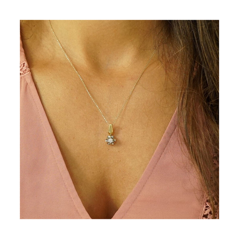 Zawieszka złota z diamentem nr GR WR68