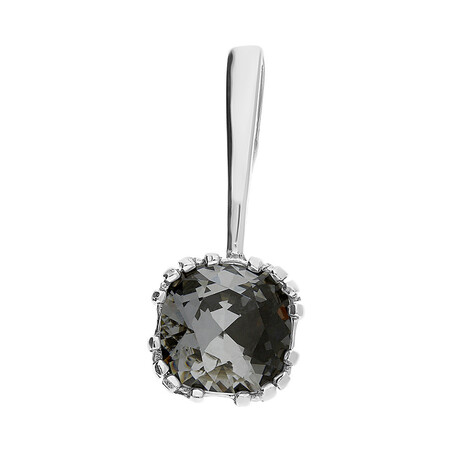 Zawieszka srebrna z kryształem Swarovski kolekcja Brilas nr KP 05550 Silver Night próba 925